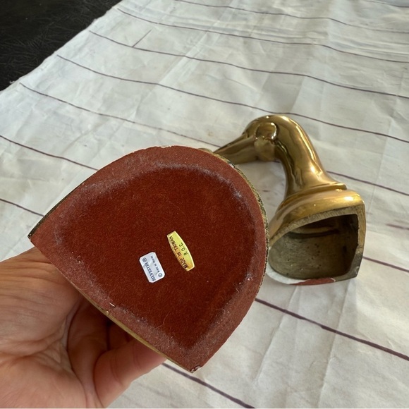 Elegant Brass Duck Bookends - Picture 11 of 11